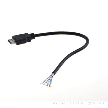 High quality hdmi to open end cable/